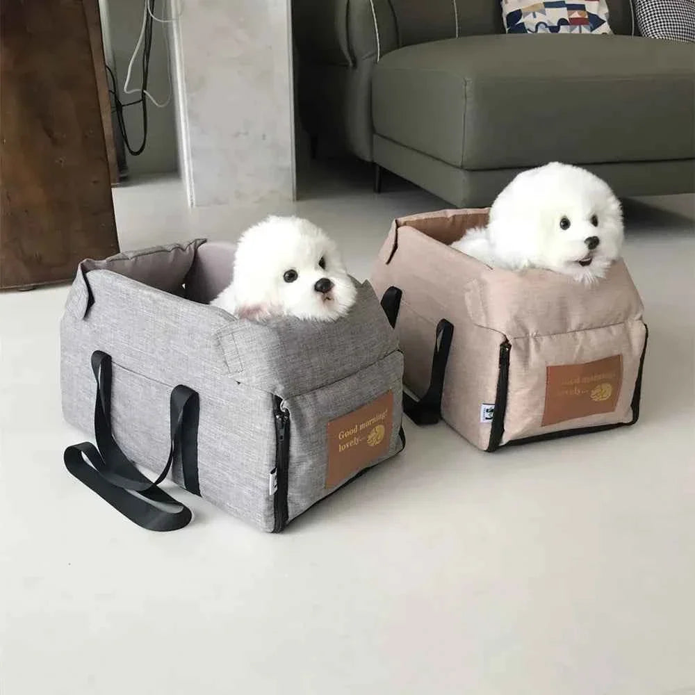 Dog Car Seat Bed & Portable Carrier for Small Pets