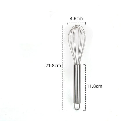 Egg Whisk Manual Egg Beater | Stainless Steel Kitchen Baking Utensil