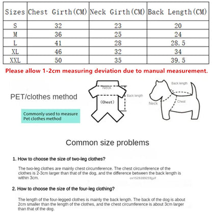 Fleece Warm Dog Sweater – Autumn Winter Coat for Small Dogs & Puppies