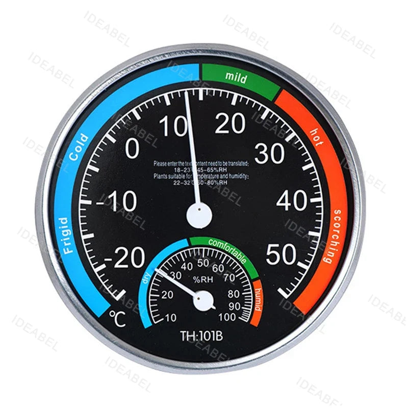 Pointer Type Thermometer Hygrometer | Indoor Temperature and Humidity Monitor