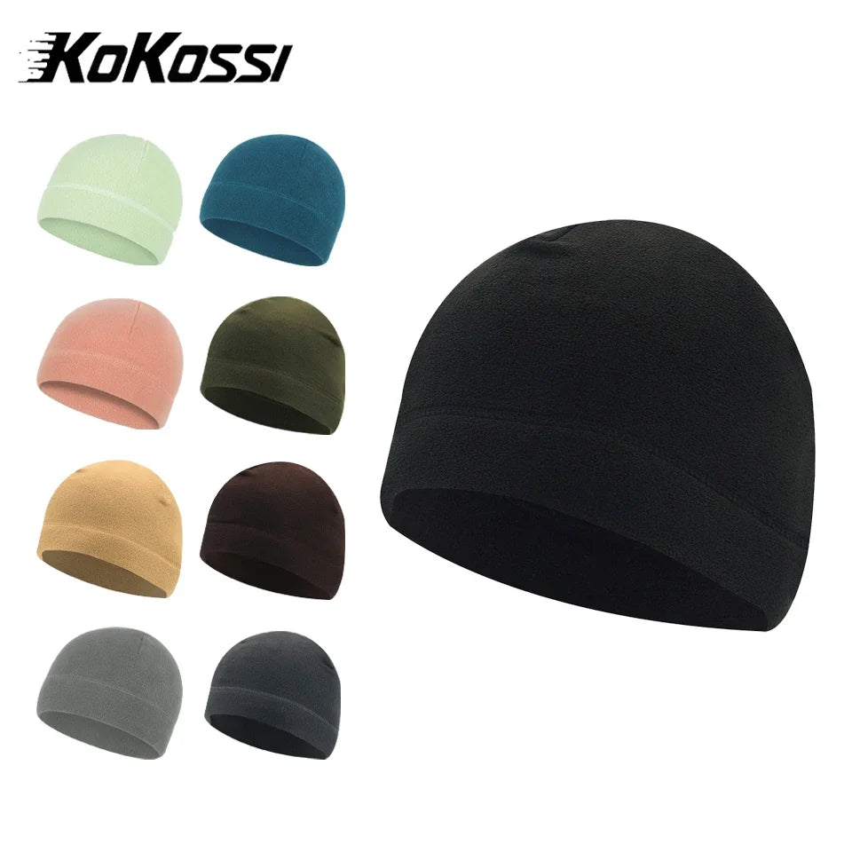 KoKossi Winter Fleece Windproof Cap – Warm Outdoor Sports Hat for Men, Thermal Ski, Cycling, Hiking & Camping Beanie