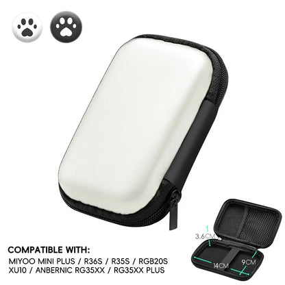 Data Frog Portable Handheld Console Carrying Case | Retro Gaming Travel Bag