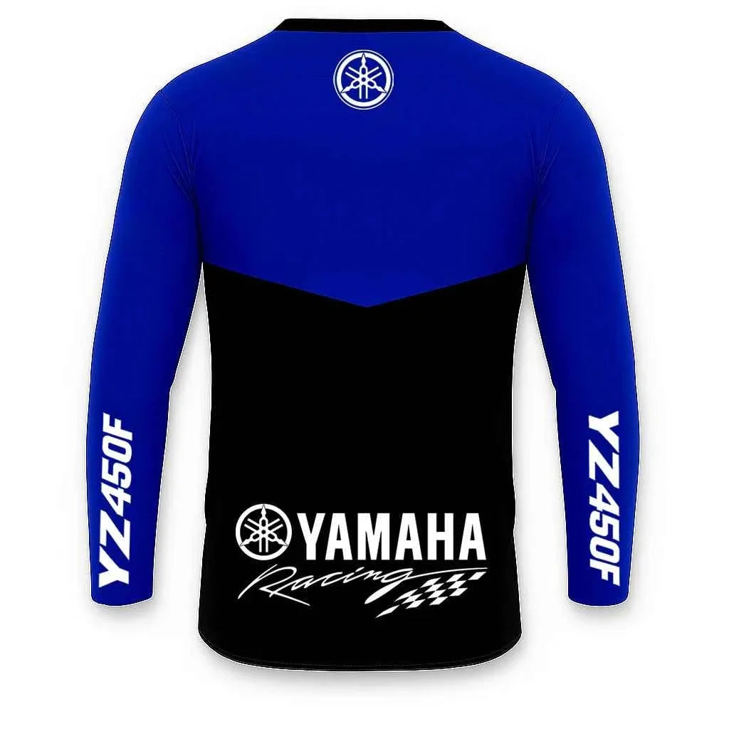 Yamaha New MXGP Super Motocross Racing Jersey Men And Women Oversized Breathable And Quick Drying Motorcycle Riding T-Shirt