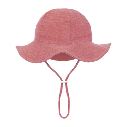Floral Print Baby Bucket Hats | Adjustable Sun Protection Caps for Infant Boys Girls