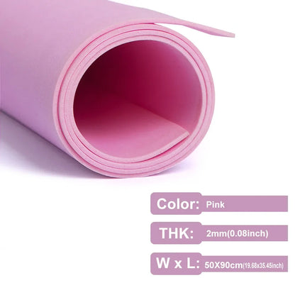 16 Colors EVA Foam Sheets 50x90cm | Colorful Craft Foam for Cosplay and DIY