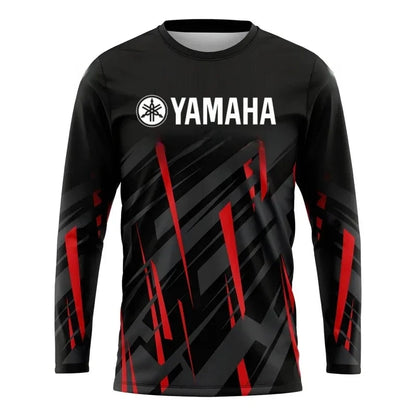 2026 Yamaha Design New Racing Cycling Suit - Men’s Off-Road Motorcycle Sports Fast Drying Long Sleeved Loose Jersey