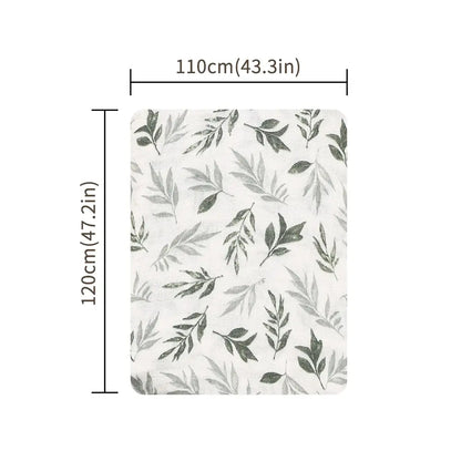 100% Cotton 120*110cm 2 Layers Newborn Baby Bath Towel Wrap Muslin Swaddle Blankets