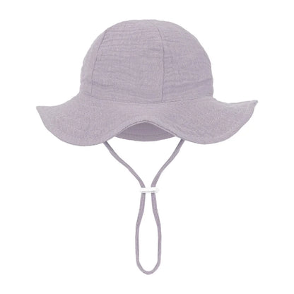 Floral Print Baby Bucket Hats | Adjustable Sun Protection Caps for Infant Boys Girls