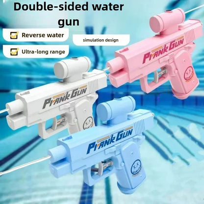 2-Way Reverse Splash Water Spray Gun | Double Directional Prank Toy