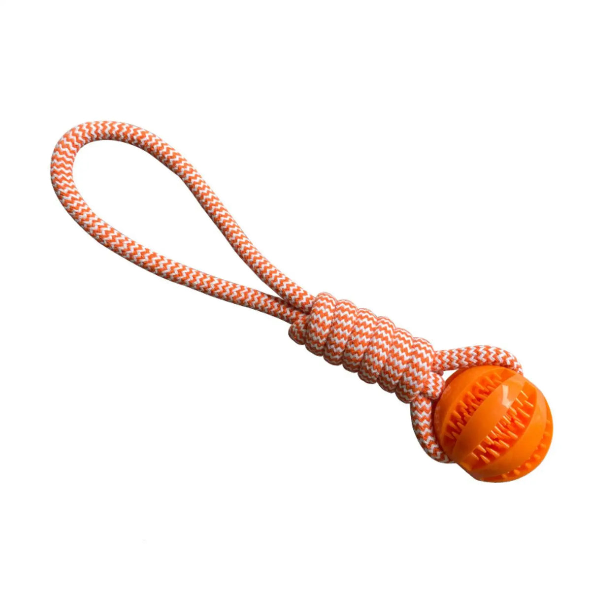Interactive Dog Toy Balls – Treat Dispensing Rope & Rubber Chew Balls for Dogs