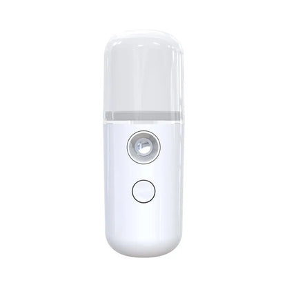 White Hydration Meter Nano Spray Hydration Meter Face Hydration Disinfectant Machine Humidifier Small Steam Face Home Use