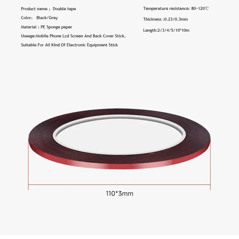 Amaoe Double Sided Adhesive Tape | High Temperature Resistant Sealing Tape for Phone and Tablet Screens