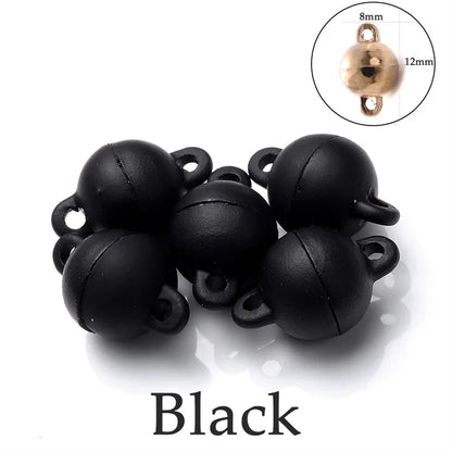 Heart Round Magnetic Clasps Set | DIY Jewelry Connector Charms