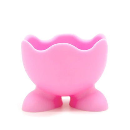 5PCS Silicone Egg Cup Holders | Food Grade Egg Storage Rack and Poacher Cups