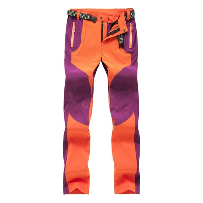 Women Spring Summer Hiking Thin Stretch Pants Sport Outdoor Fishing Climbing Trekking Camping Trousers Quick Dry Female Pants