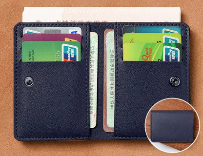Classic PU Leather Small Wallet | Slim Credit Card and Coin Purse for Men and Women