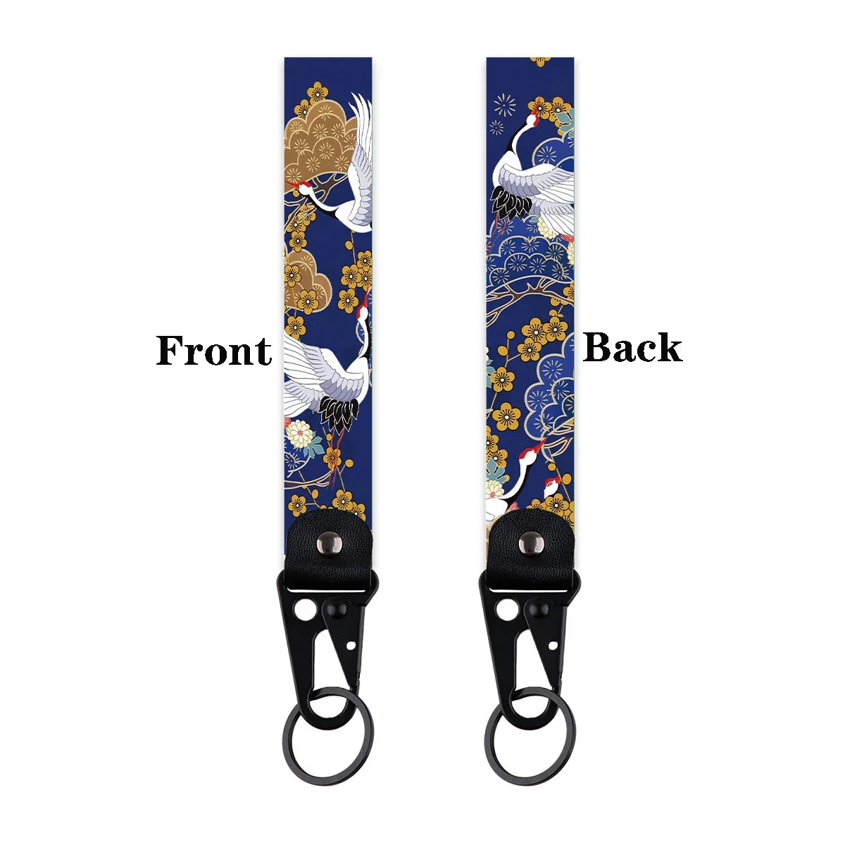 Artistic Keychain Set | Crane Car Koi Fish Dragon Jewelry Key Rings