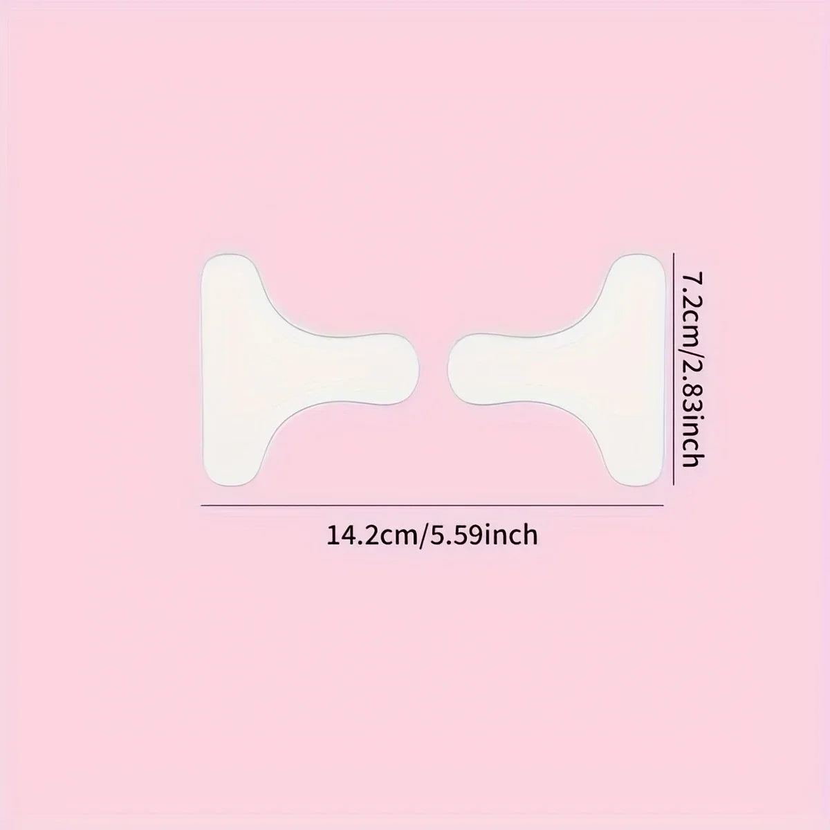 Silicone T-Shaped Eye Patch | Overnight Facial Skincare Tool