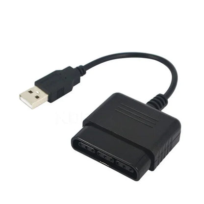 PS2 to PS3/PC USB Adapter Converter Cable for Gaming Controller | Retro Gaming Accessory