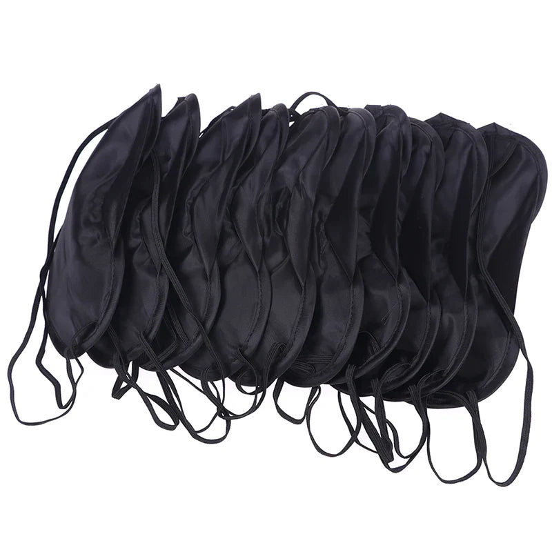 Silk Sleep Eye Mask Set | Light Blocking Padded Blindfold for Travel and Home