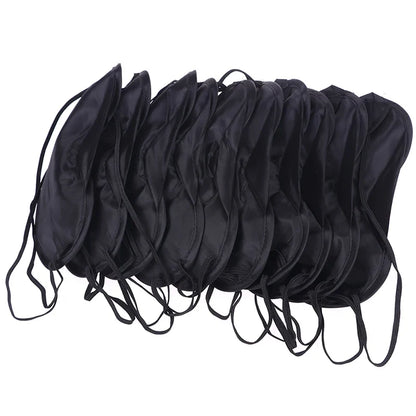 Silk Sleep Eye Mask Set | Light Blocking Padded Blindfold for Travel and Home