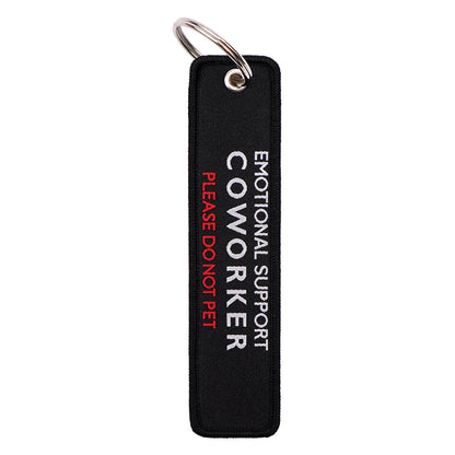 Embroidered Quote Key Fob | Personalized Gift Keyring
