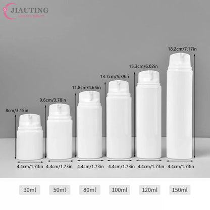 Empty Refillable Vacuum Pump Bottle | Travel Size Lotion Dispenser for Creams and Serums