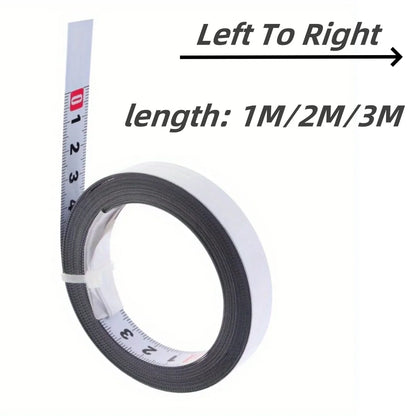 Steel Adhesive Tape Measure | Imperial and Metric Scale Ruler Sticker
