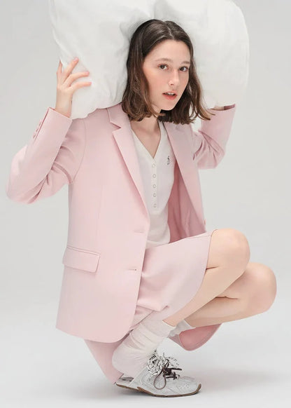 Women's Plus Size Strawberry Milk Hoodie & Skirt Set