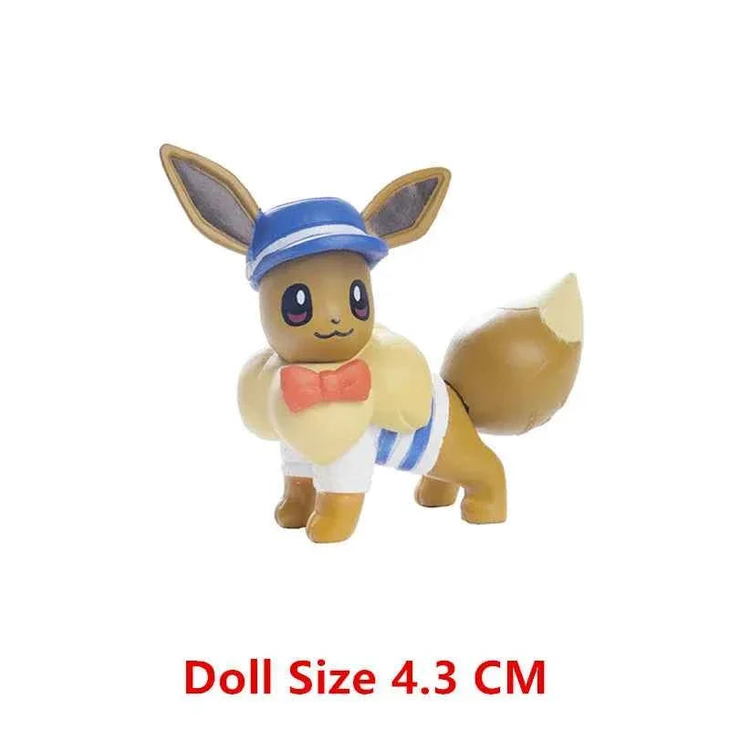 Pokemon 4-13Cm New Cartoons Movie Anime Figure Pikachu Mewtwo Charmander Blastoise Gurado Pet Action Model Toy Gifts