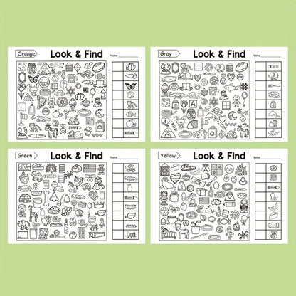 Kids’ Hidden Object Coloring Book – 100+ Search & Coloring Activities
