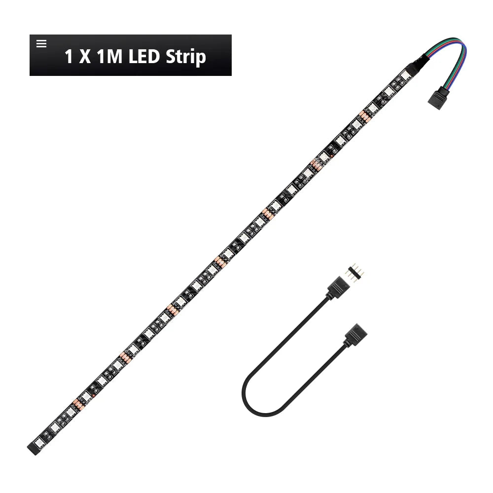 RGB Gaming LED Strip Splitter Kit | 12V Aura Sync for PC Case