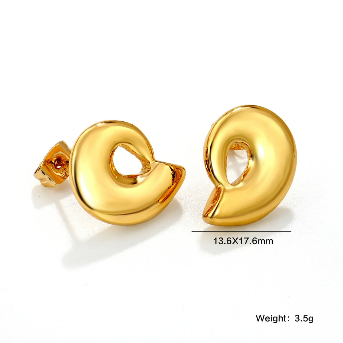LUXUKISSKIDS Fairy Flower Earrings Stud | Gold-Plated Stainless Steel Piercing Jewelry for Women