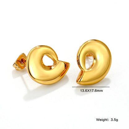 LUXUKISSKIDS Fairy Flower Earrings Stud | Gold-Plated Stainless Steel Piercing Jewelry for Women