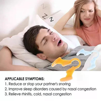 Silicone Anti Snoring Nasal Dilator | Sleeping Aid Prevention Gadget