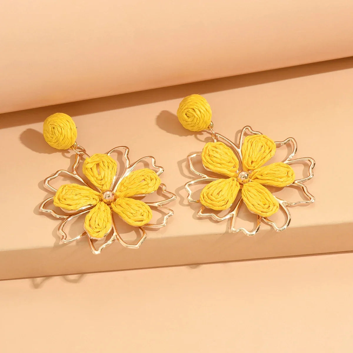 Bohemian Flower Drop Earrings | Handmade Summer Jewelry for Women
