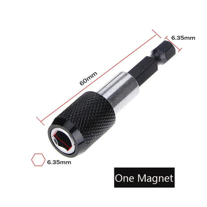 1/4 Inch Hex Shank Screw Depth Magnetic Screwdriver Bit Holder | Adjustable Depth Bit Holder with PH2 Bit