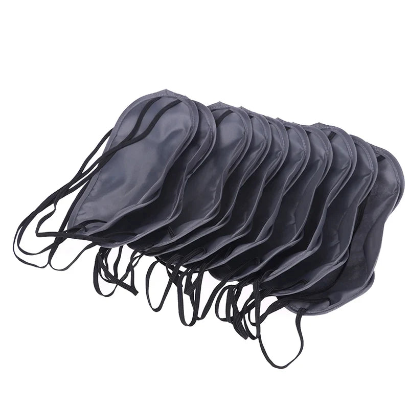 Silk Sleep Eye Mask Set | Light Blocking Padded Blindfold for Travel and Home