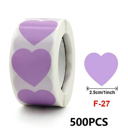 Thank You Stickers for Packaging | Heart Shaped Merci Stickers Bulk