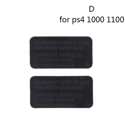 2pcs PS4 Host Seal Sticker Label for Sony PlayStation 4 1000/1100/1200 Slim 2000 Pro | Console Replacement Parts