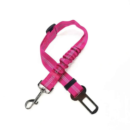 Pet Car Seat Belt Harness – Adjustable Safety Clip for Dogs & Cats