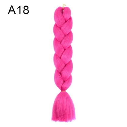 Synthetic Jumbo Braids Hair 24Inch | Ombre Braiding Hair Extensions for Crochet Box Braid Blue Purple