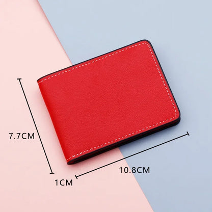 Ultra Thin Card Holder | Auto Driver License PU Wallet for Car Documents
