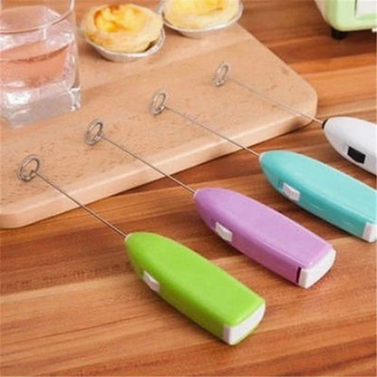 Mini Electric Egg Beater | Handheld Milk Frother and Coffee Whisk