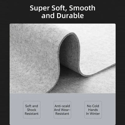 Large Wool Felt Mouse Pad – Non-Slip Writing Mat & Keyboard Desk Protector for Home, Office, and Gaming