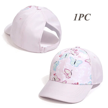 Mother Kids Baseball Caps for Girls Accessories Summer Child Girl Sun Hat Sports Travel Children Cap Adjustable 53/56cm