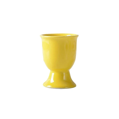 Egg Cup Holders Candy Color | Ceramic Creative Serving Cups Breakfast