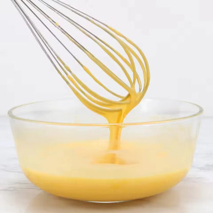 Manual Rotary Egg Beater | Stainless Steel Hand Whisk for Kitchen Baking