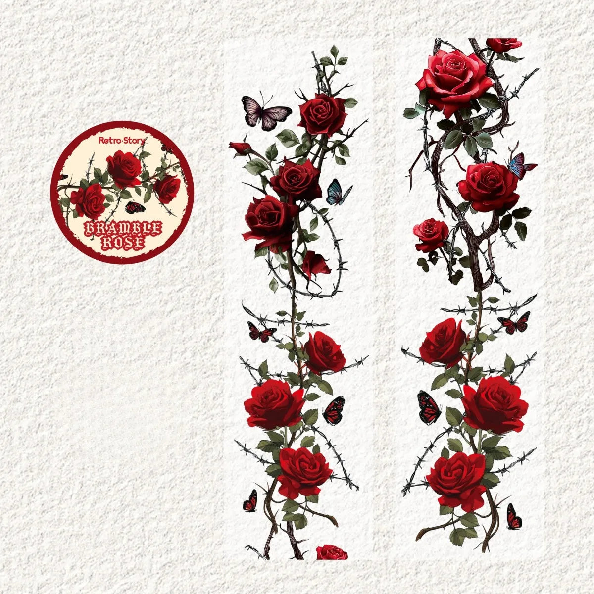 Floral Theme Decorative Adhesive Tapes | Scrapbooking and Craft Stickers
