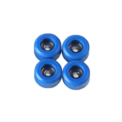 4Pcs/Set Urethane CNC Bearing Fingerboard Wheels | Professional PU + Metal